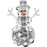 Fric lights and christmas - dcoration lumineuse led extrieur bonhomme de neige h60 cm