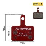 Fei yu - lot de 2 paires de plaquettes de frein  disque hydrauliques de 11 mm pour vlo m335 395