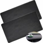 2 pcs tapis anti - glisse voiture, 27 x 15 cm tapis antidrapant en silicne mat universel support pour ...