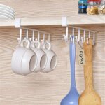 2pcs tasse tasses  vin verres de rangement crochets ustensiles de cuisine cravates ceintures et charpe ...