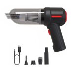 Fei yu - 3 en 1 souffleur d'air sans fil portable air duster mini 9000pa sans fil voiture pc clavier ...