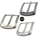 3 pices boucle de ceinture en acier inoxydable rectangulaire broche boucle alliage  une broche ceinture ...