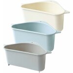 3pices bac  filtre pour lavabo tagre de rangement triangulaire, ensemble de passoires d'gouttement ...