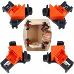 4pcs 90 degrs  angle droit pince, alldo pinces d'angle pour menuiserie, les outils de clip de cadre ...