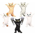 5 x chats dansants et porte - stylo, bote de rangement, porte - stylo de bureau, porte - chat drle, ...