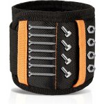 Bracelet magntique, rglable avec 15 aimants super puissants pour vis clous trpans de forage, idee ...