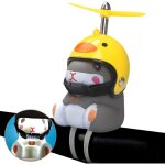 Fei yu - casque de sonnette de vlo avec lumire mignonne hamster klaxon de vlo dcoration de tableau ...