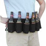 Ceinture de bire ceinture porte - canettes bouteille sac  bire ceinture de bire rglable de 6 poches ...