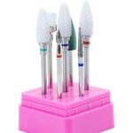 Fei yu - ensemble de 7 limes  ongles professionnelles en carbure de tungstne et cramique