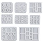 Fei yu - moule de moulage en silicone poxy 3d pour bricolage, artisanat, bijoux, accessoires, porte ...