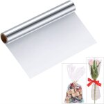 Fei yu - papier cellophane transparent, rouleau de cellophane pour emballage cadeau de fleuriste