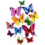 Papillon artificiel  double ailes 3d, dcoration de mariage / fte / maison, papillon de simulation ...