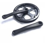 Pédalier de vélo à trou carré 48 dents 170 mm cnc Pédalier de vélo à trou carré 48 dents 170 mm cnc