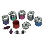 Pilulier tanche, petit porte - cls, pilulier en mtal, mini pilulier portable pour voyage en plein ...