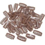 Pinces pour extensions de cheveux, pinces  pression en mtal pour extensions de cheveux et trames, pinces ...