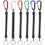 Porte - clés élastique en spirale 5 pièces porte - clés à saut à l'élastique Porte - clés élastique en spirale 5 pièces porte - clés à saut à l'élastique