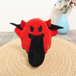 Fei yu - porte - cls fantme en peluche douce dessin anim ange diable oeuf argent suspendu rouge