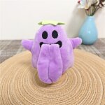 Fei yu - porte - cls fantme en peluche douce dessin anim ange diable oeuf argent suspendu violet