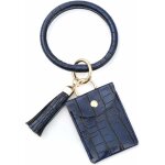Fei yu - porte - clés grand cercle avec portefeuille (bleu) Fei yu - porte - clés grand cercle avec portefeuille (bleu)