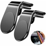 Support tlphone voiture magntique, 2 pices porte telephone socles voiture aimant voiture sur grille ...