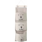 Tissu de bande dessine suspendus sac de rangement mural suspendu organisateur avec 3 poches pour chambre ...