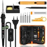 Fer  souder 80w kit de soudure electronique de precision numrique fer a souder temprature rglable ...