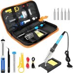 Fer  souder et dessouder lectrique kit complet irons soudure lectronique kit de soudure plastique ...