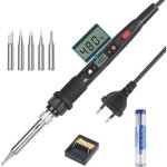 Fer � souder �lectrique 80w kit de soudure temp�rature r�glable 180?480? visible avec l'interrupteur ...