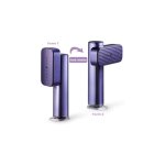 Fer  vapeur, fer  main violet, petit fer portable pour usage domestique, avec tte rotative, 100 ml, ...