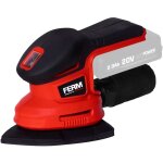 Ferm - ax - power - ponceuse de d�tail sans fil - 20v - ponceuse de paume - sans batterie ni chargeur ...