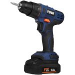 Ferm - f - power - perceuse sans fil - 20v - incl. valise avec batterie & chargeur
