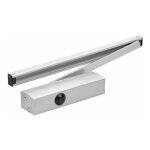 Ferme porte tswood avec bras coulisse - geze