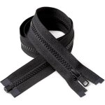 Fermeture �clair noire, 50 cm de long deux fermetures �clair pour la couture largeur du meuble : 30 mm ...