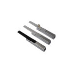 Fermod - loqueteau automatique pour porte �paisseur 22 - d�cor : chrom� satin� - serrure : sans