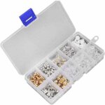 Fermoirs de boucles d'oreilles 10 styles boucles d'oreilles � tige cr�oles fermoirs poussoirs clips bullet ...