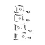 Kit de bute de porte lofty pour porte coulissante d'angle - semi - circulaire