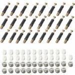 Ferrure d'assemblage 25 pi�ces raccords de came connexion 3 en 1 connecteur de meuble raccord came connecteur ...