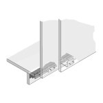 Hettich - ferrure de porte coulissante stb 11 2 - porte complete - set din g / d