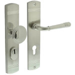 Ferrures de porte d?entr�e helena pc 72mm nickel mat - 19. 377. 836