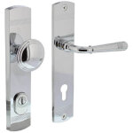 Ferrures de porte d?entr�e helena pc 92mm chrome - 16. 377. 849