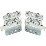 Cyclingcolors - ferrure de suspension meuble acier zingu  enfoncer pour lment bas paire (1 gauche ...