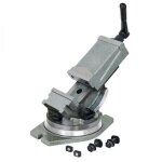 Fervi m530 / 100 etau pour machine basculante 90 mm avec base pivotante