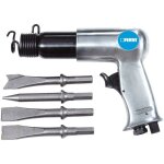Fervi - marteau burineur pneumatique avec 4 ciseau pistolet perforateur 0059