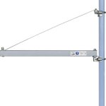 Fervi - potence bras pivotante pour palan electrique 750 mm 300 kg 0236