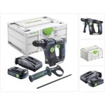 Festool - bhc 18 - basic marteau perforateur sans fil 1, 8j sds plus brushless 18v + 1x batterie 3, 0ah ...