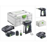 C 18 - basic perceuse - visseuse sans fil 18 v 45 nm brushless + 1x batterie 3, 0 ah + chargeur + systainer ...