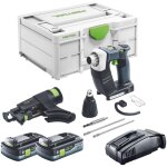 Duradrive dwc 18 - 4500 basic visseuse de chantier sans fil 18 v 14 nm brushless + 2x batterie 4, 0 ah ...