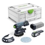 Festool - etsc 125 - basic - ergo ponceuse excentrique sans fil 18 v 125 mm brushless ( 577030 ) + 1x ...