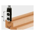 Fraise  rainurer avec plaquettes de rechange hw festool hw s8 d10 / 25 wp z1 - 491079