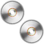 Hw 210x2, 4x30 tf60 lame circulaire laminate / hpl 2 pces ( 2x 493200 ) 210 x 2, 4 x 30 mm 60 dents pour ...